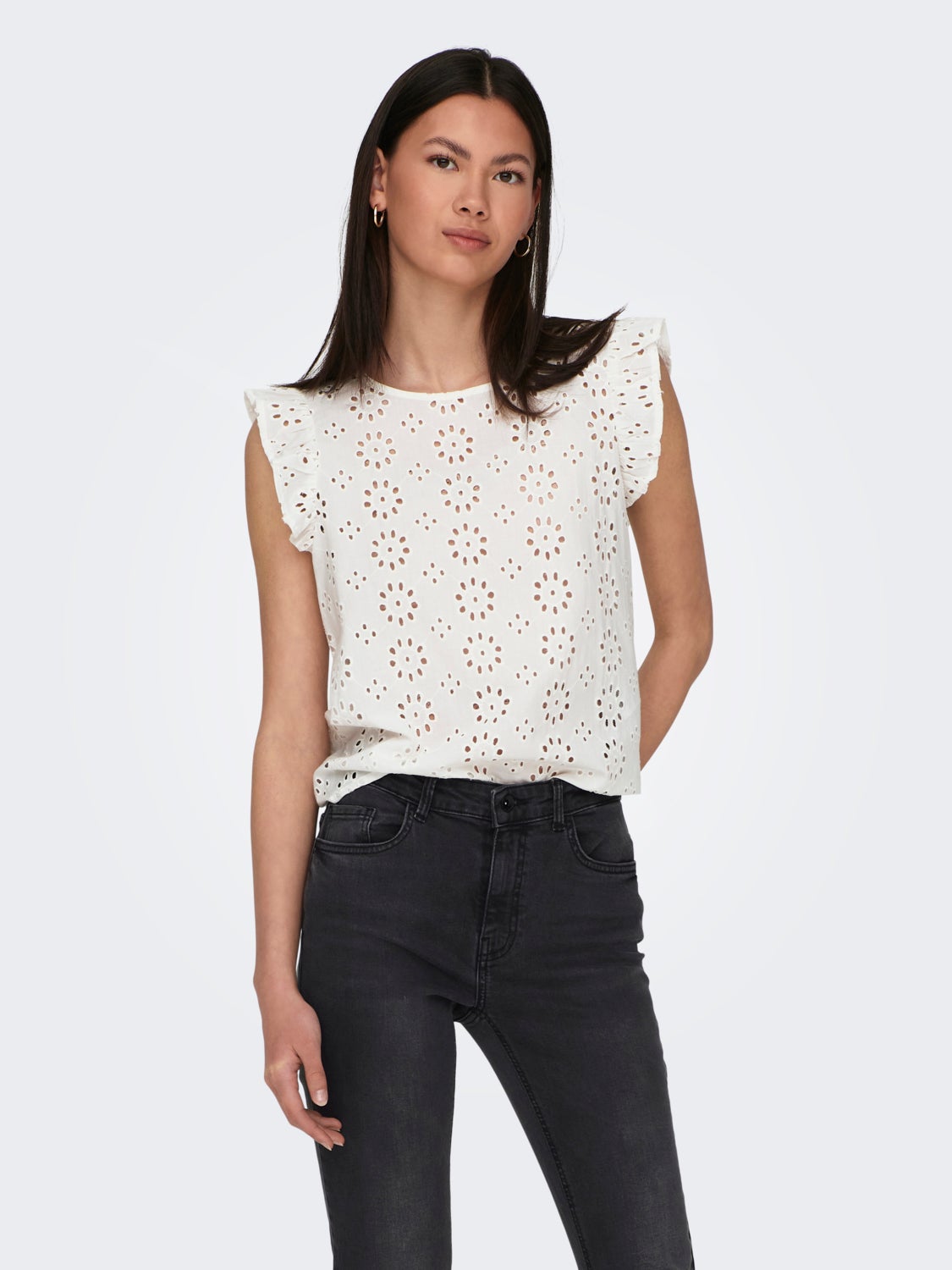 Regular Fit O-Neck Top