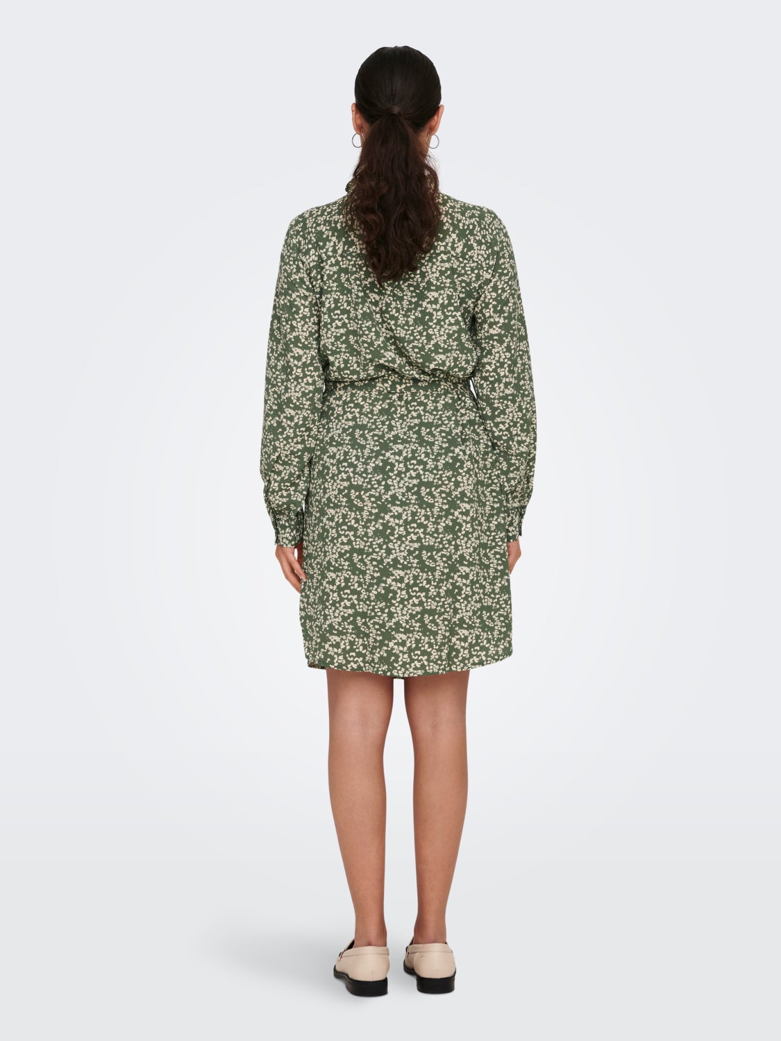 Regular Fit China Collar Short dress