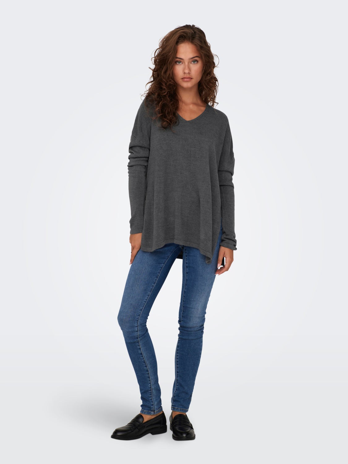 V-neck Knitted Pullover