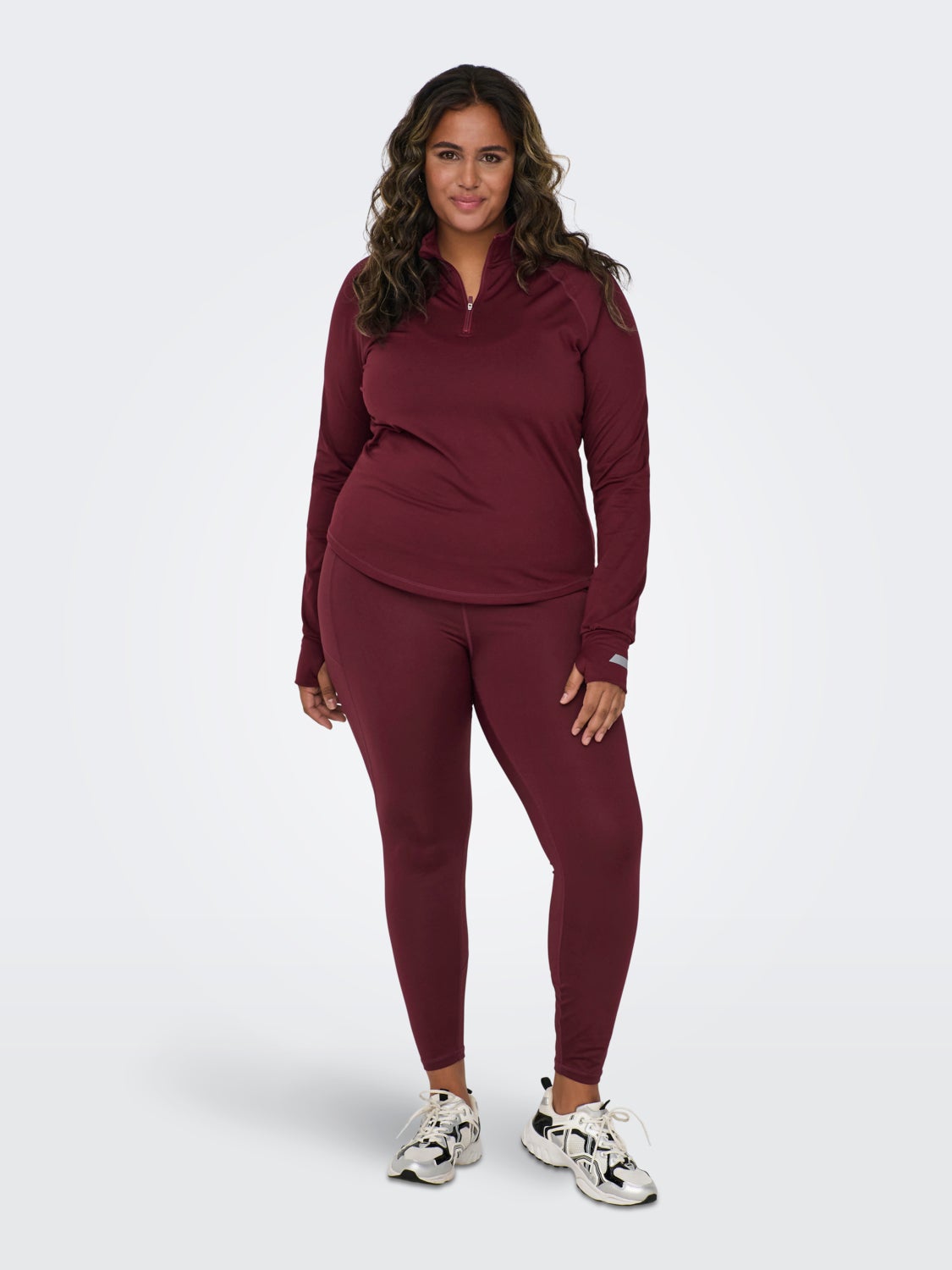 Curvy highneck running Training Top