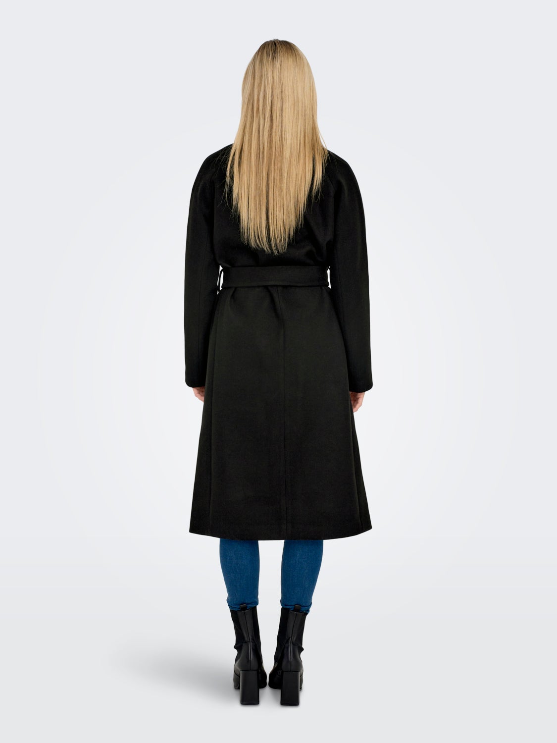 Tie belt Coat