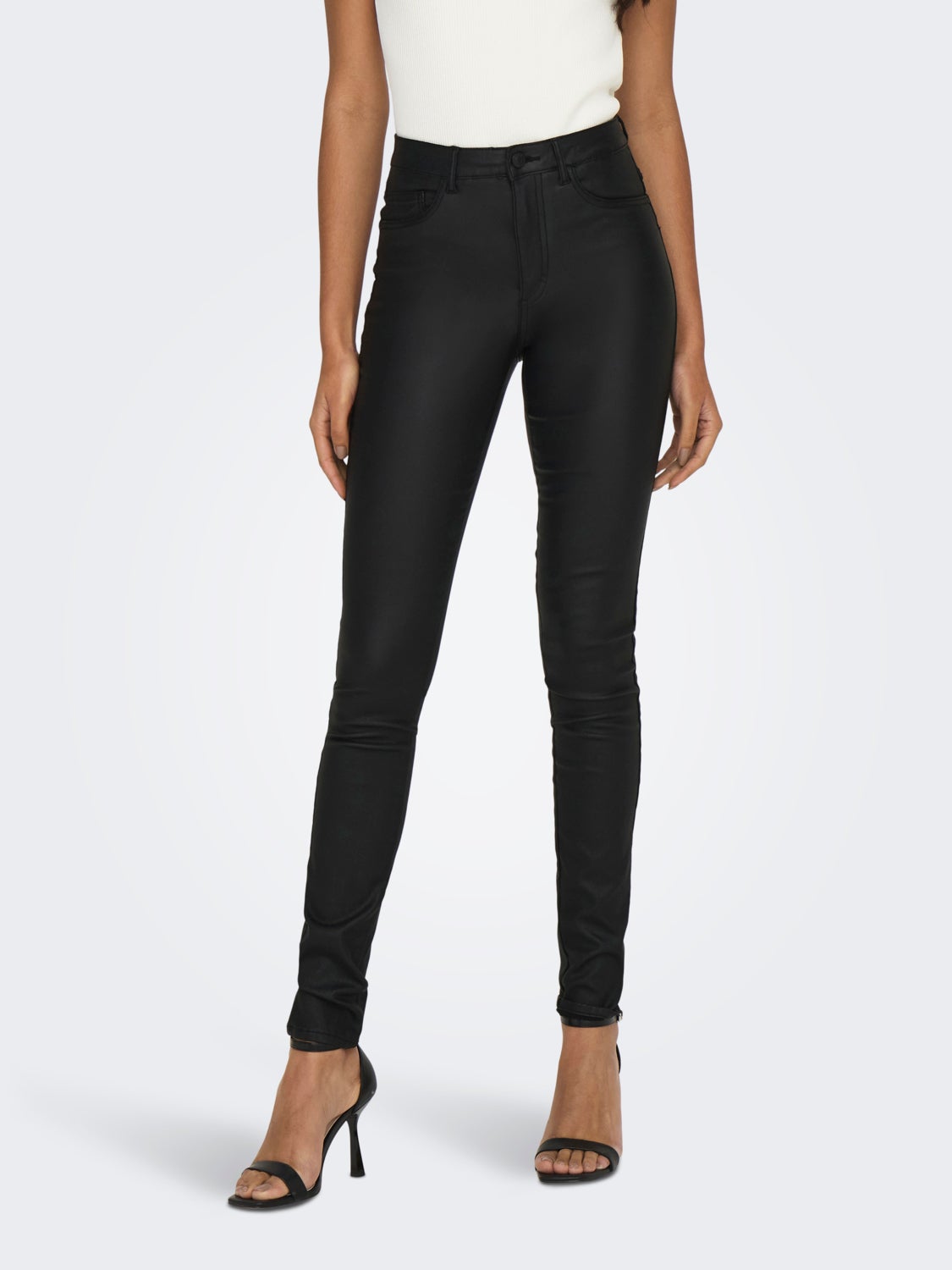 ONLRoyal hw rock coated Skinny fit jeans