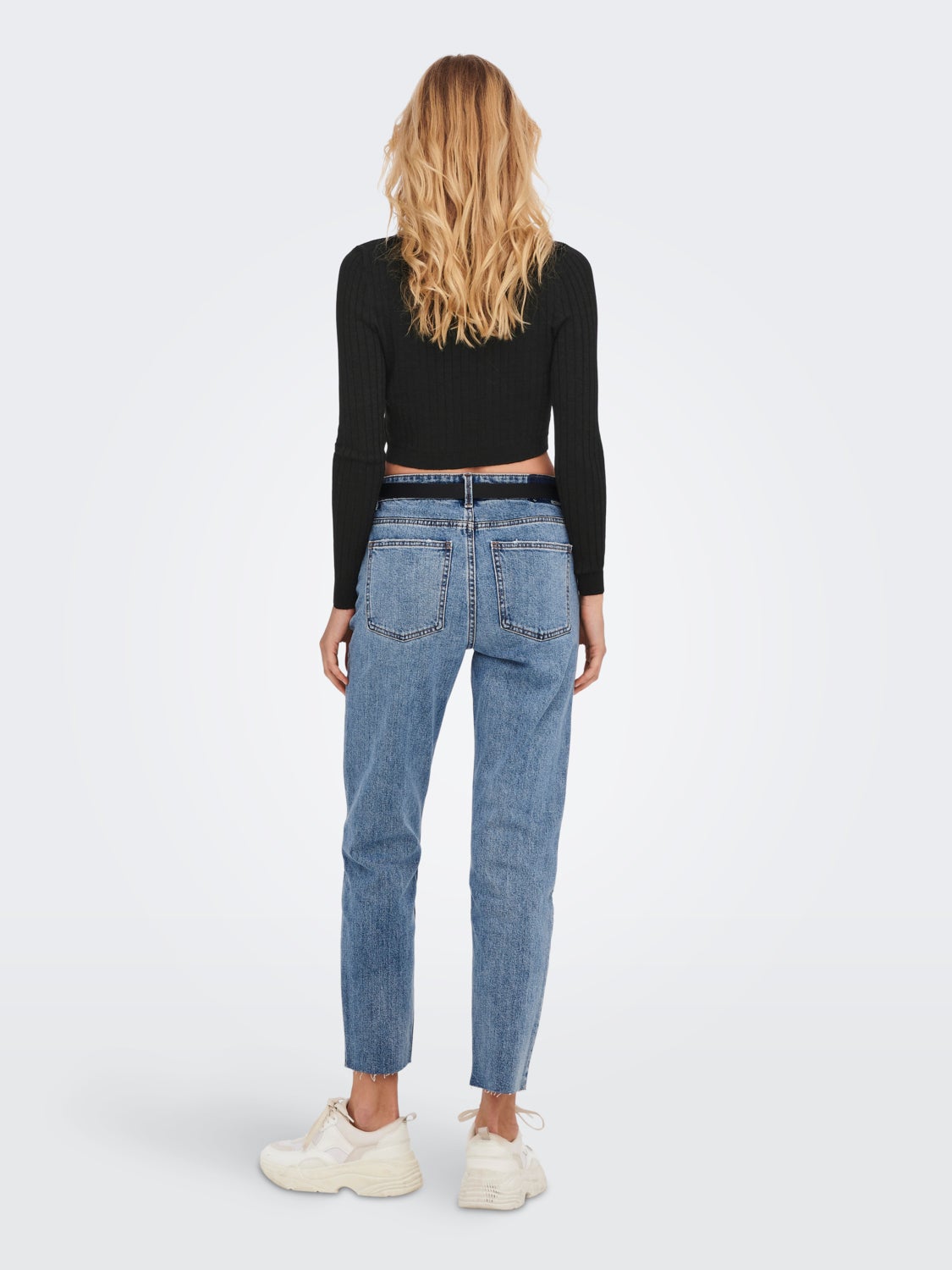 Cropped Knitted Pullover