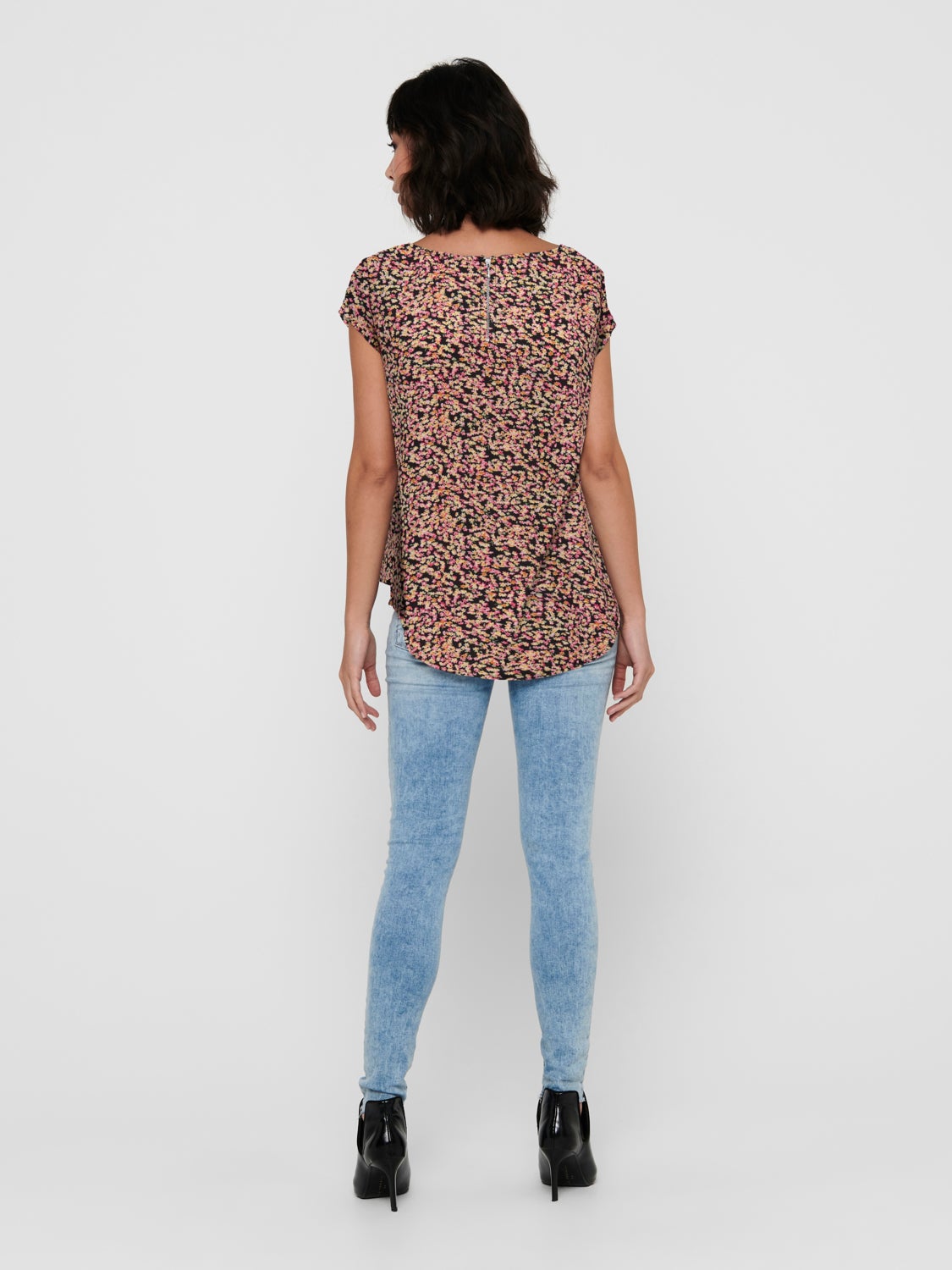 Printed Short Sleeved Top