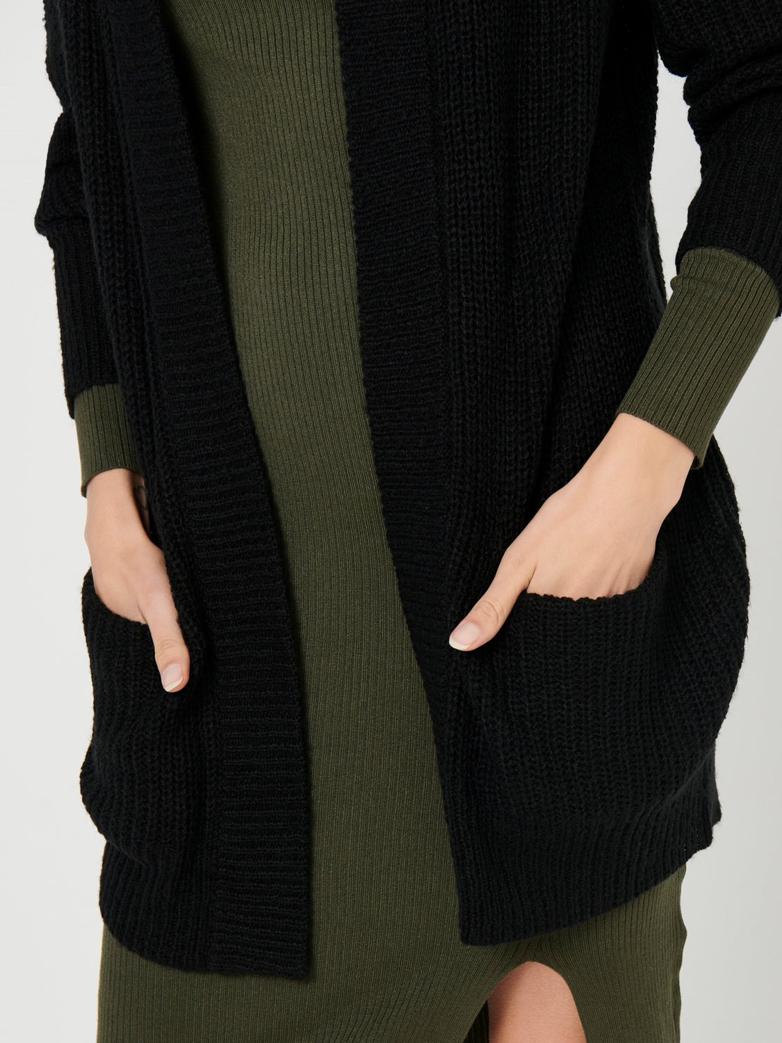 Long Knitted Cardigan