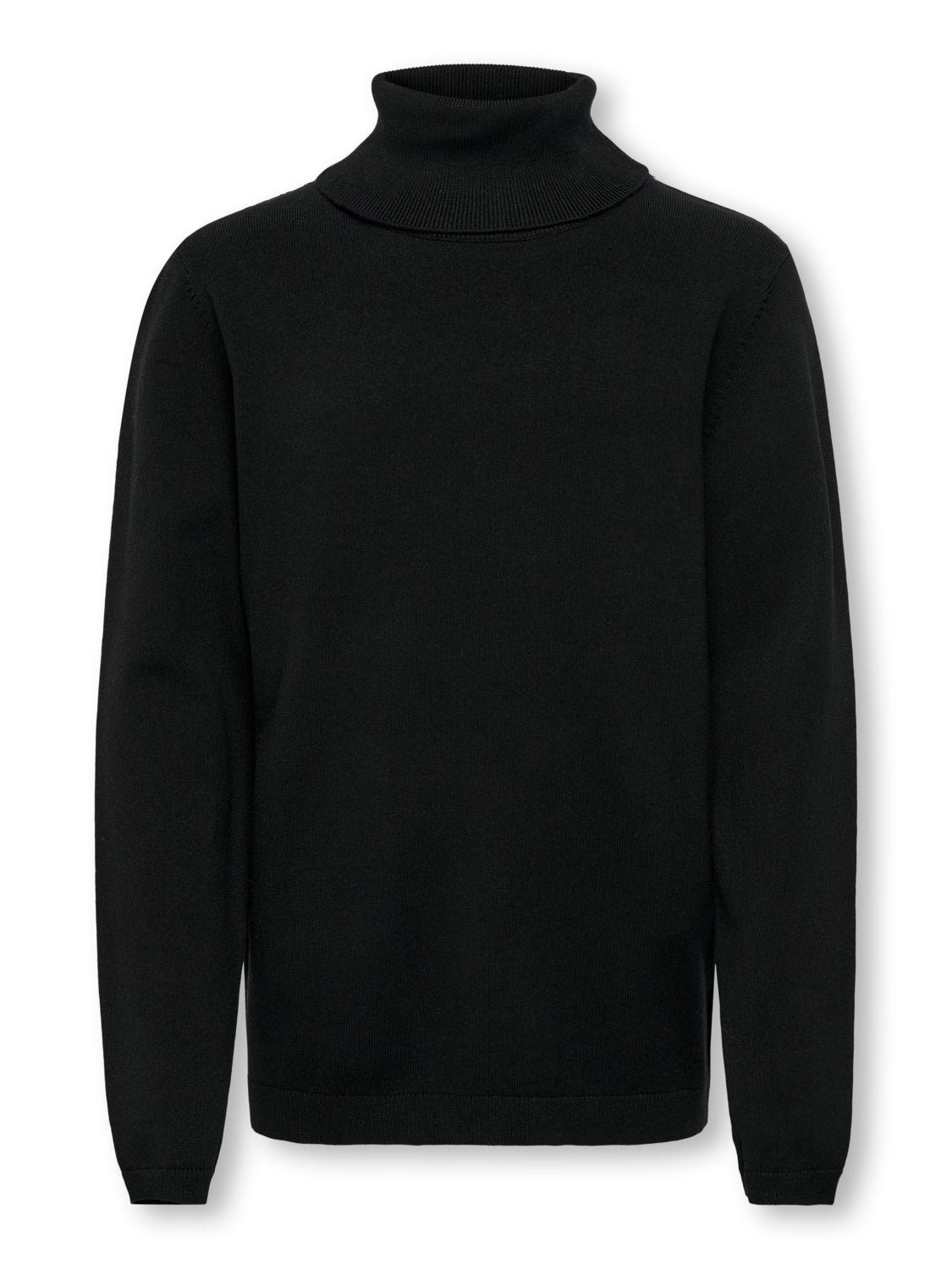 Roll neck knitted pullover