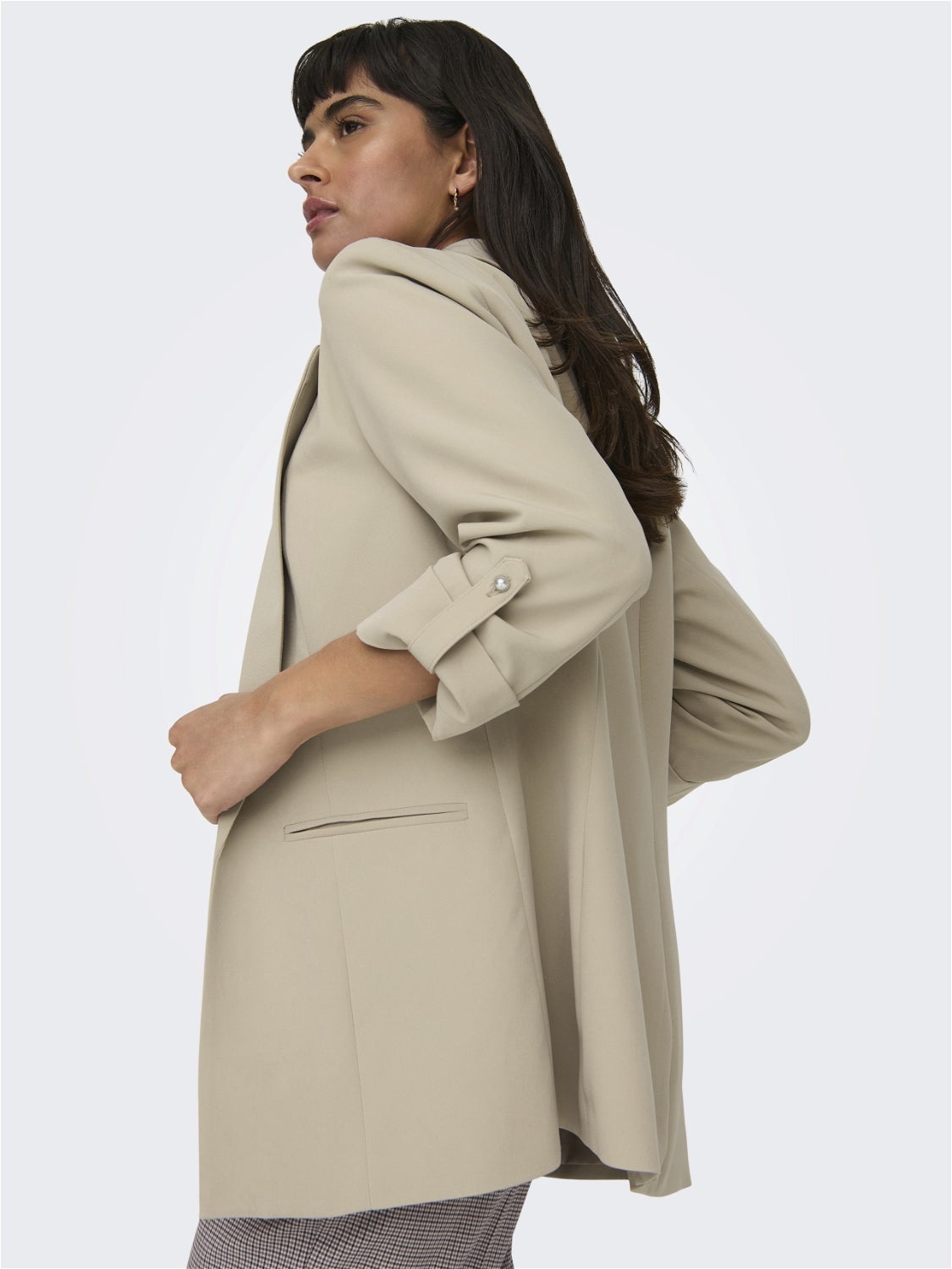 Long 3/4 sleeved blazer