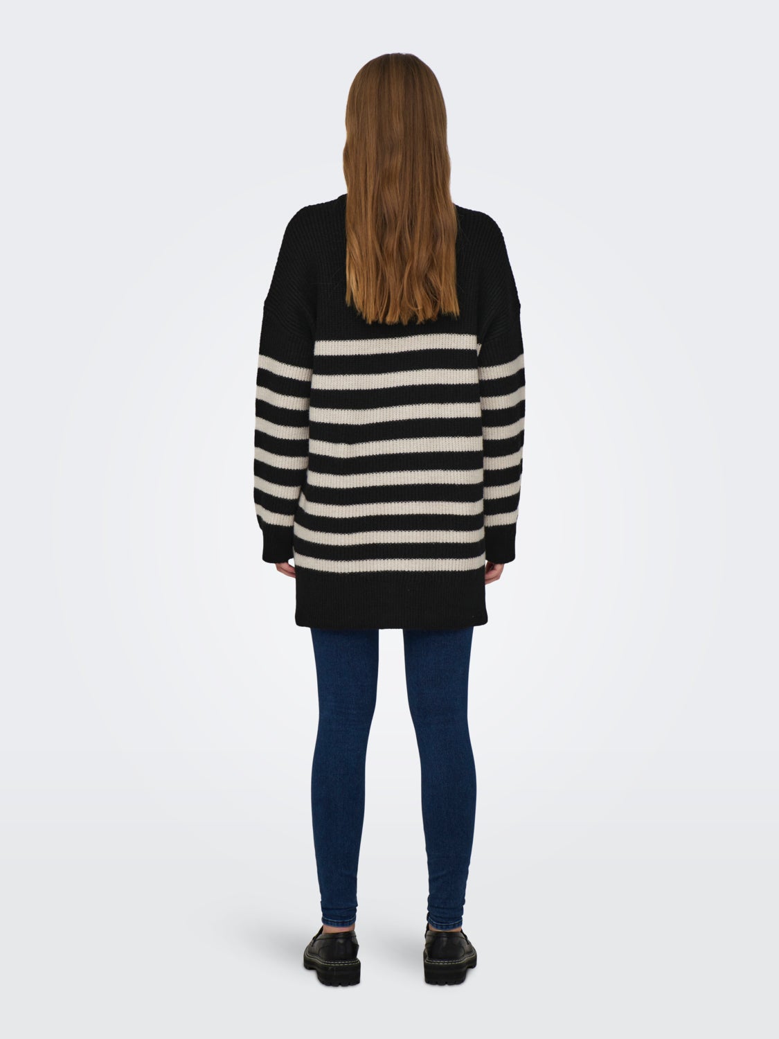High neck knitted pullover