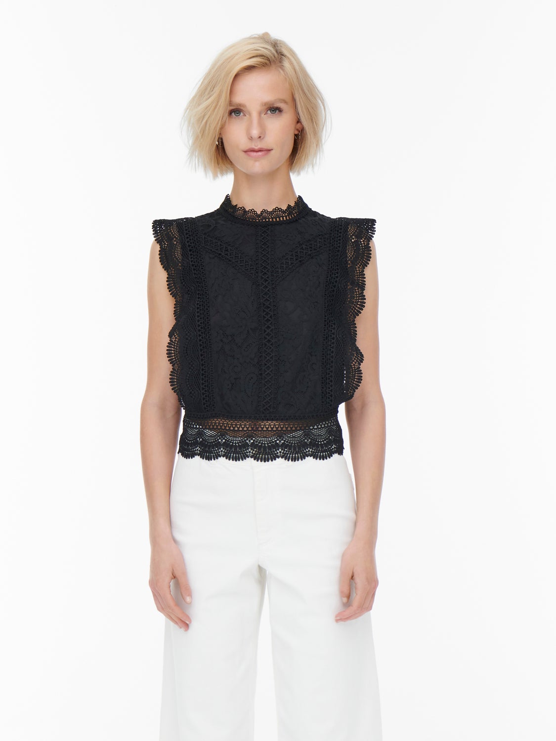 Cropped lace Top