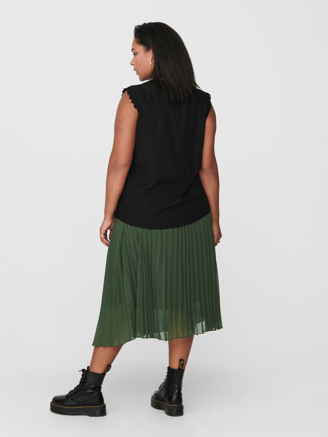 Curvy loose Sleeveless Top