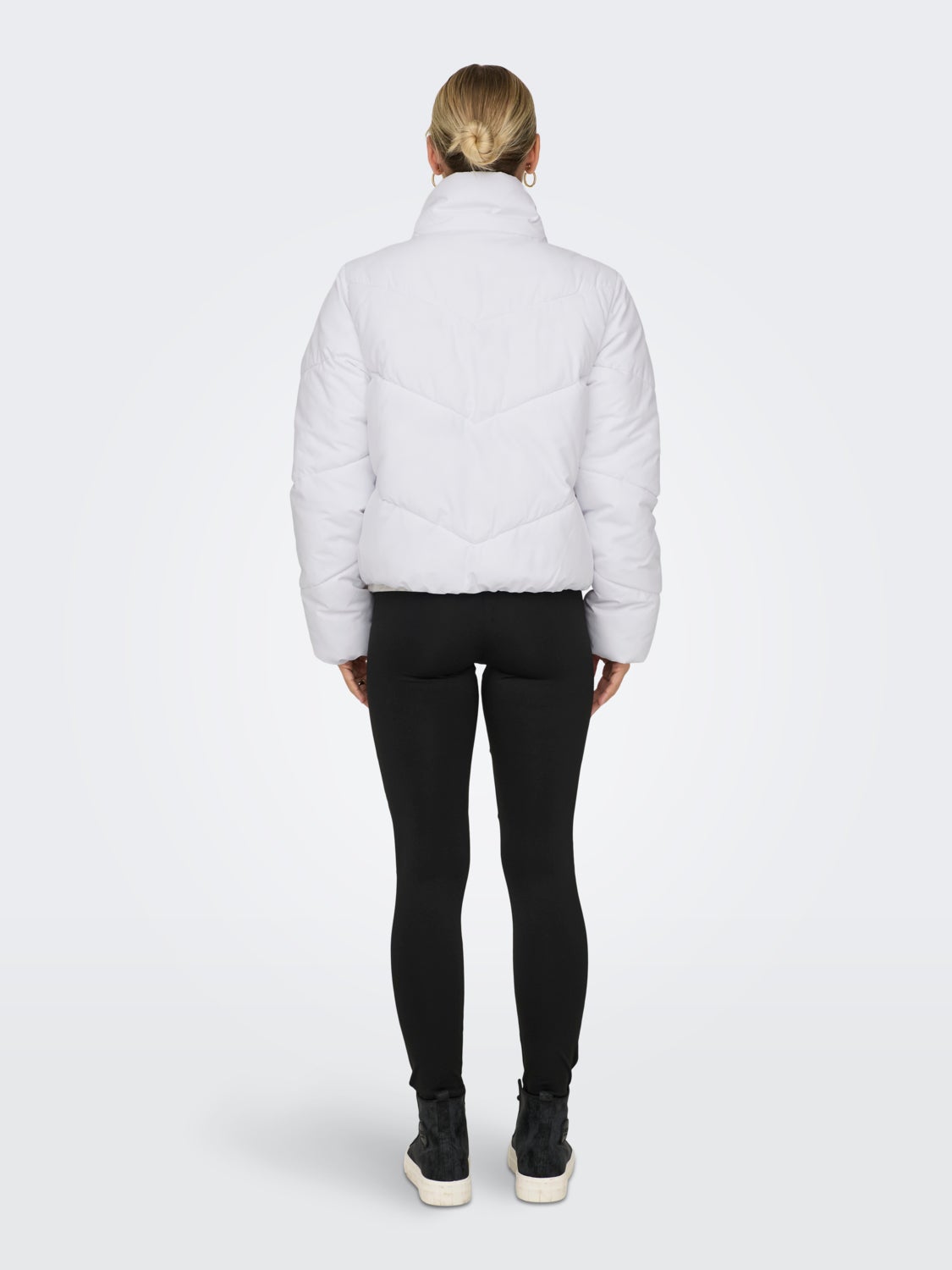 High neck puffer jacket
