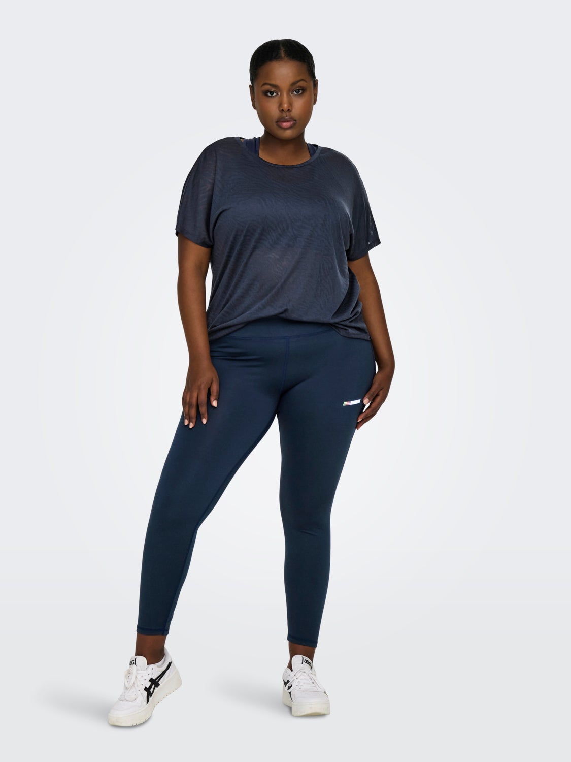 Curvy Sport tights with high waist