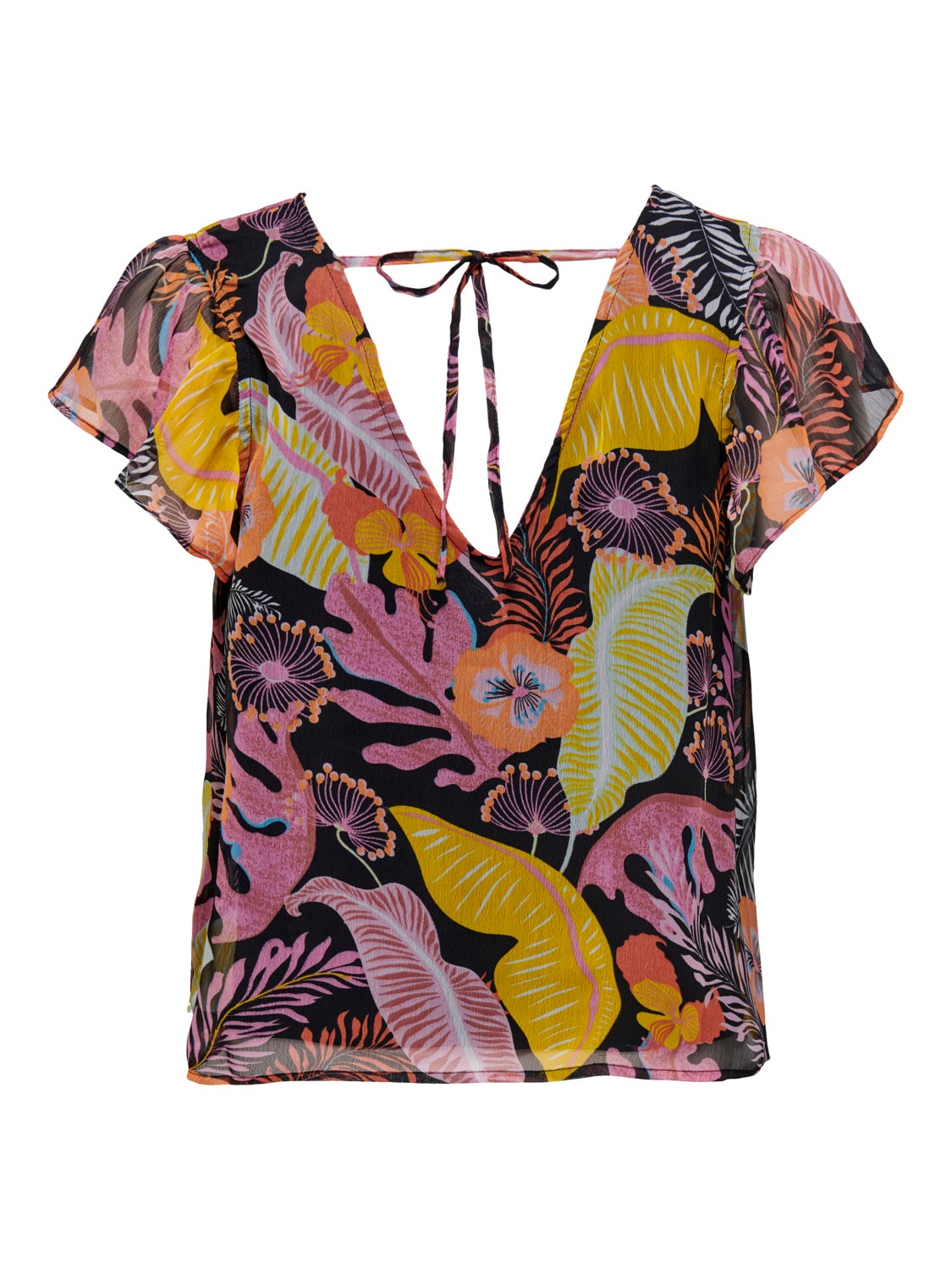 Regular Fit V-Neck Top