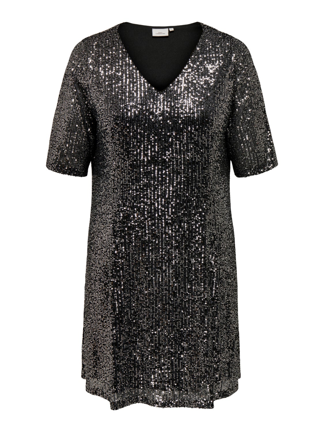 Curvy sequins dress