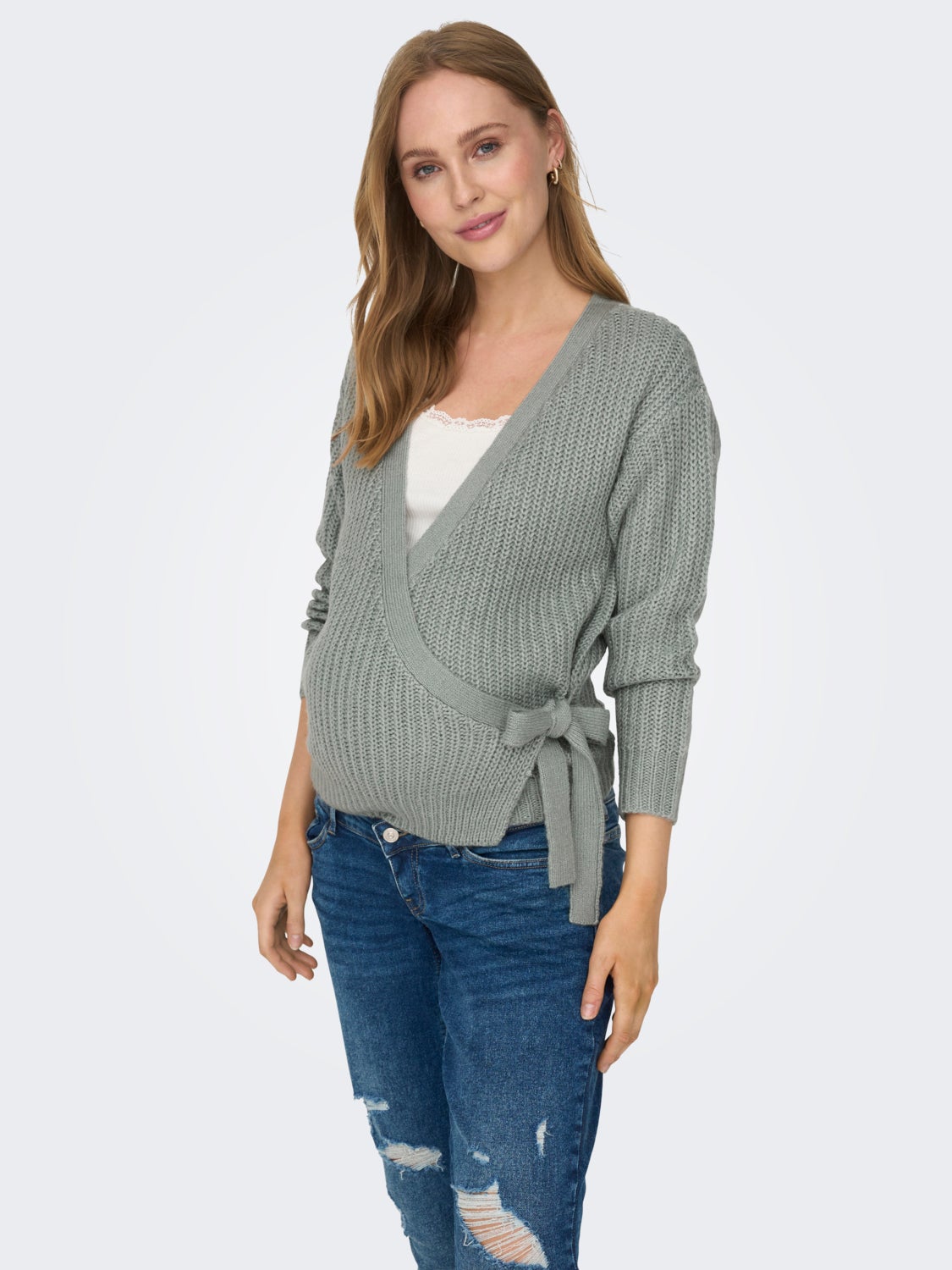 Mama wrap Knitted Cardigan