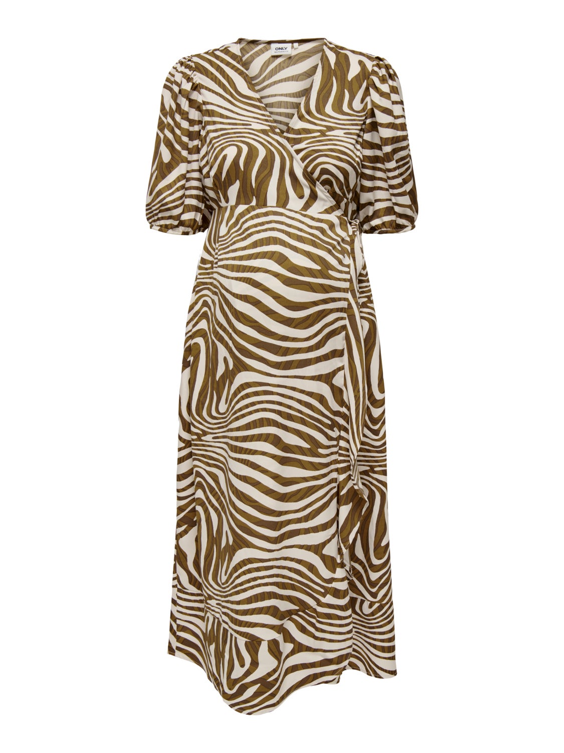 Mama midi wrap dress