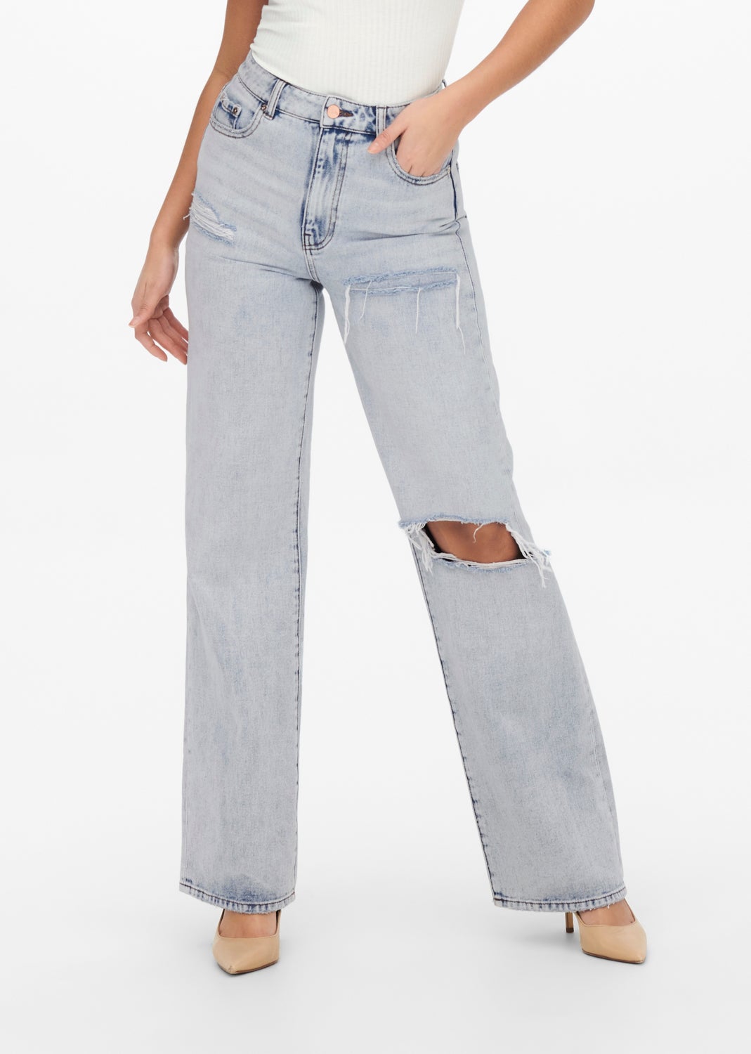 ONLCamille wide high waisted jeans
