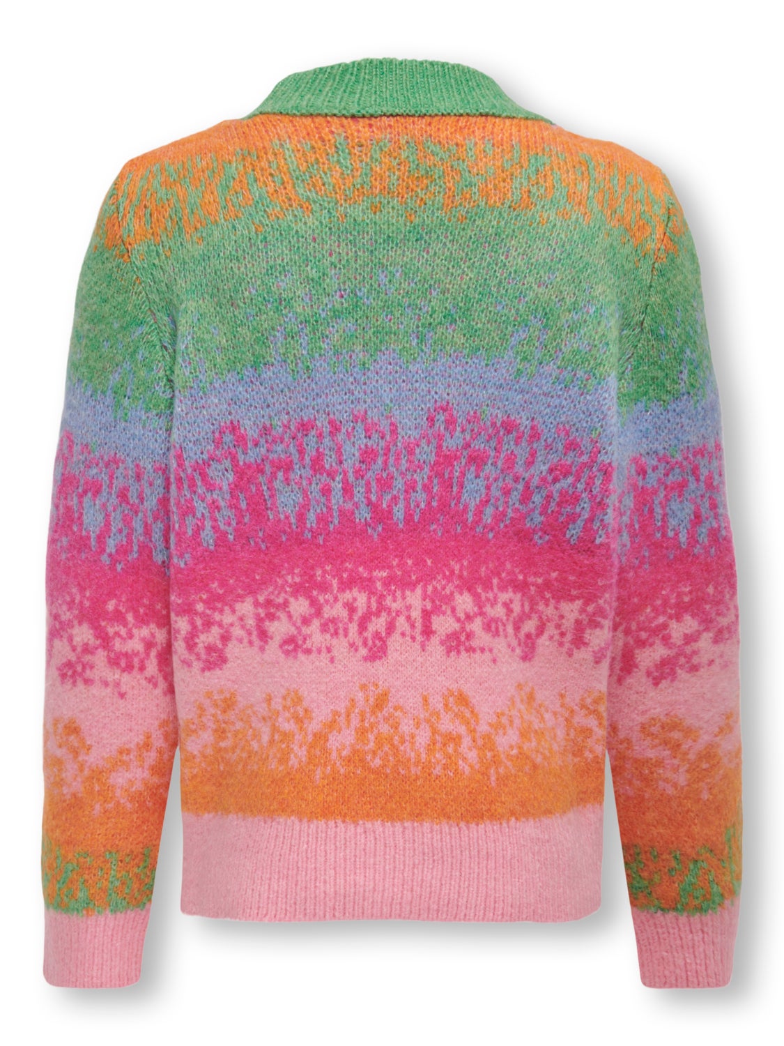 Multi color knitted pullover