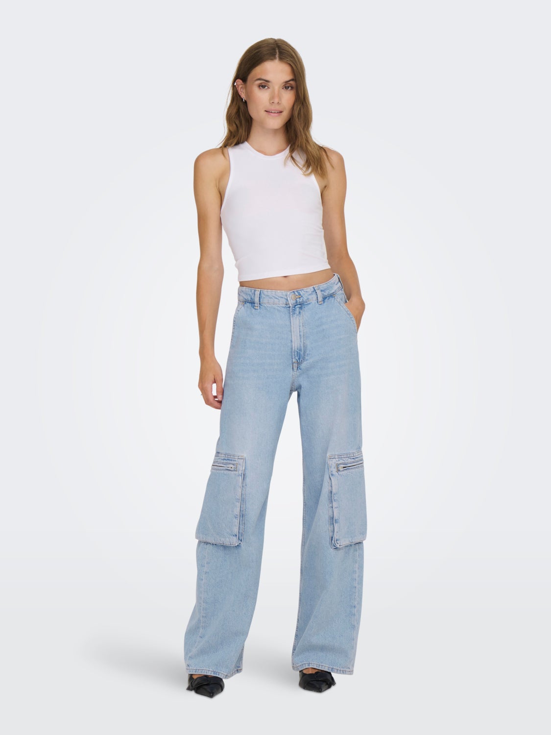 ONLHOPE EX HW WIDE CARGO DNM CRO