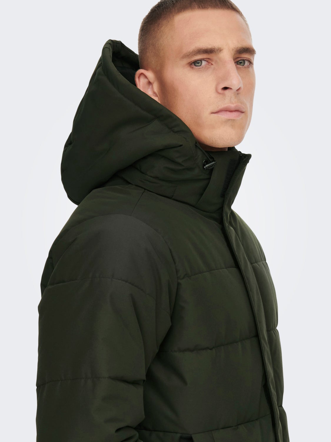 Jacket with detachable hood