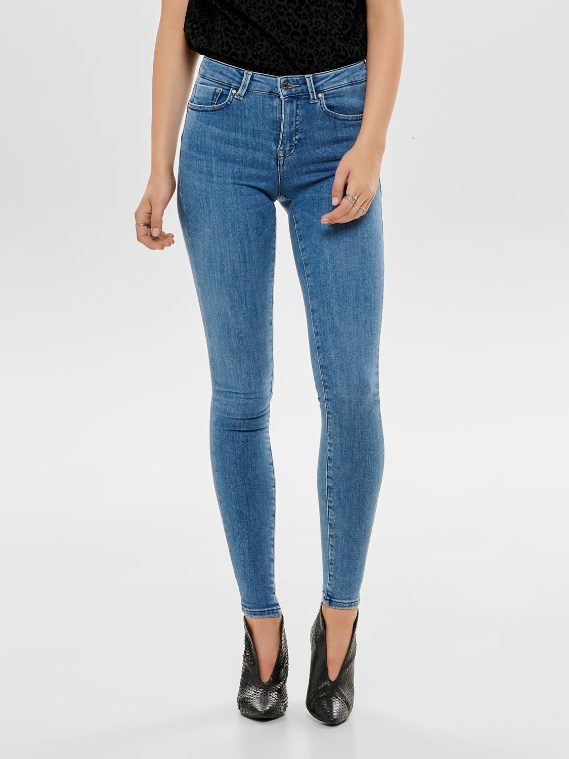 ONLPower mid push up Skinny fit jeans