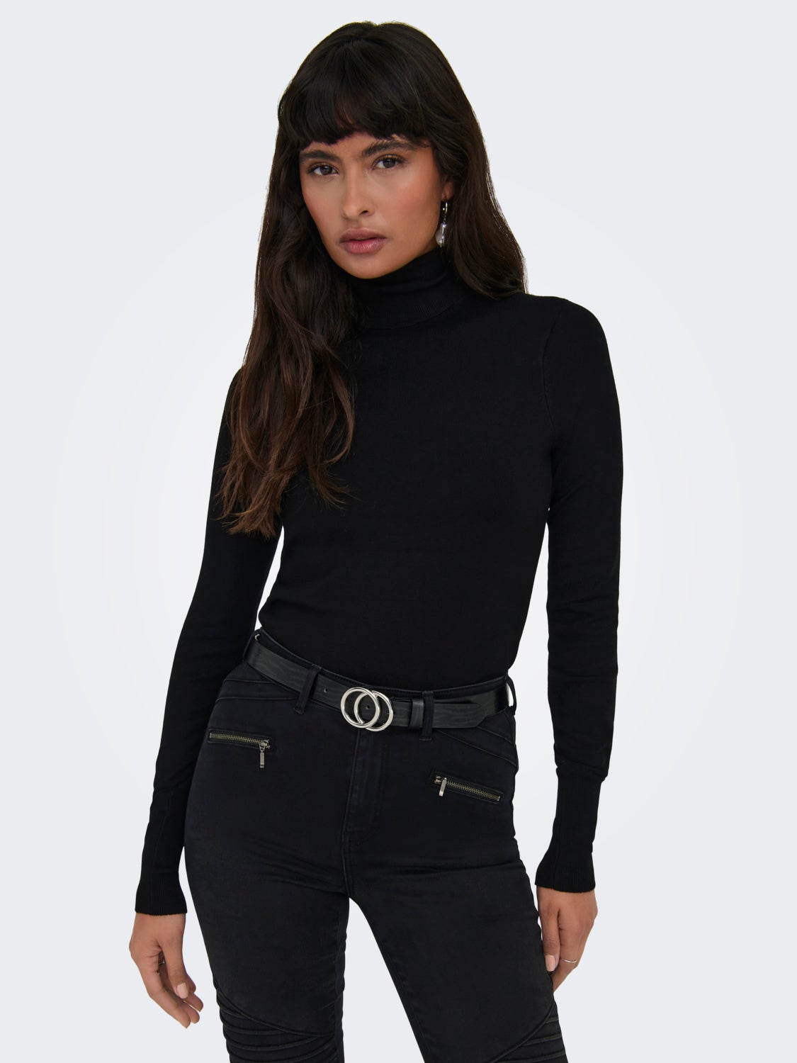 Tall roll neck top