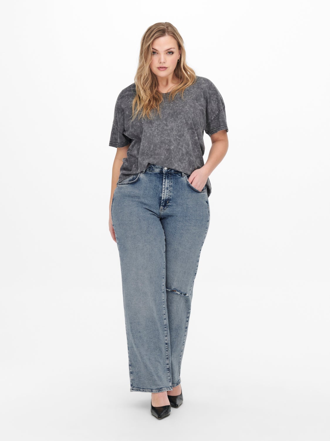 Curvy CARHope ex high waisted jeans