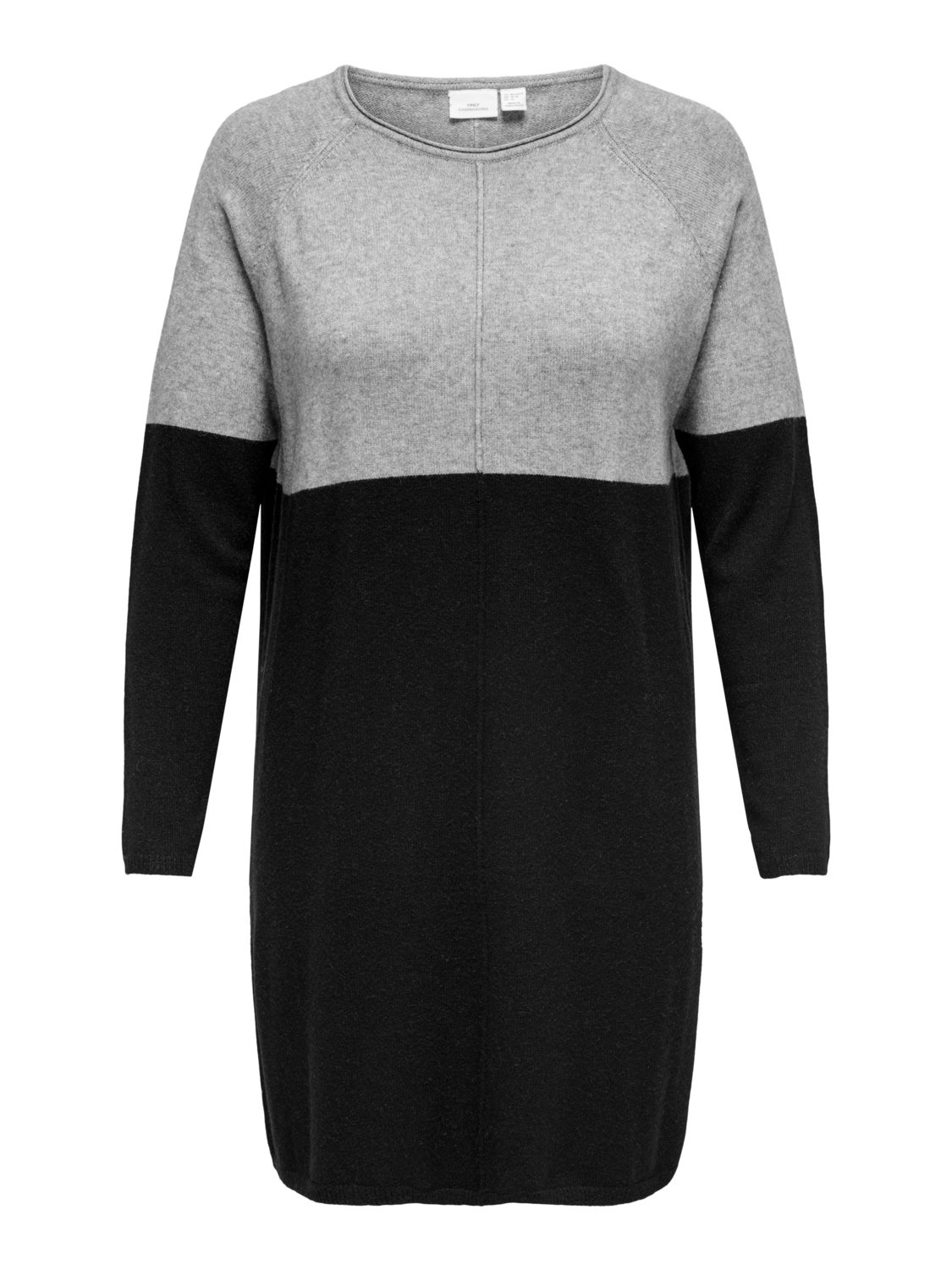 Curvy contrast Knitted Dress