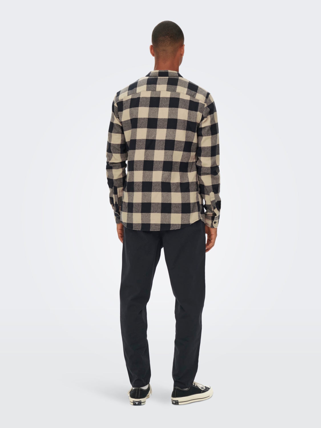 Slim fit checked shirt