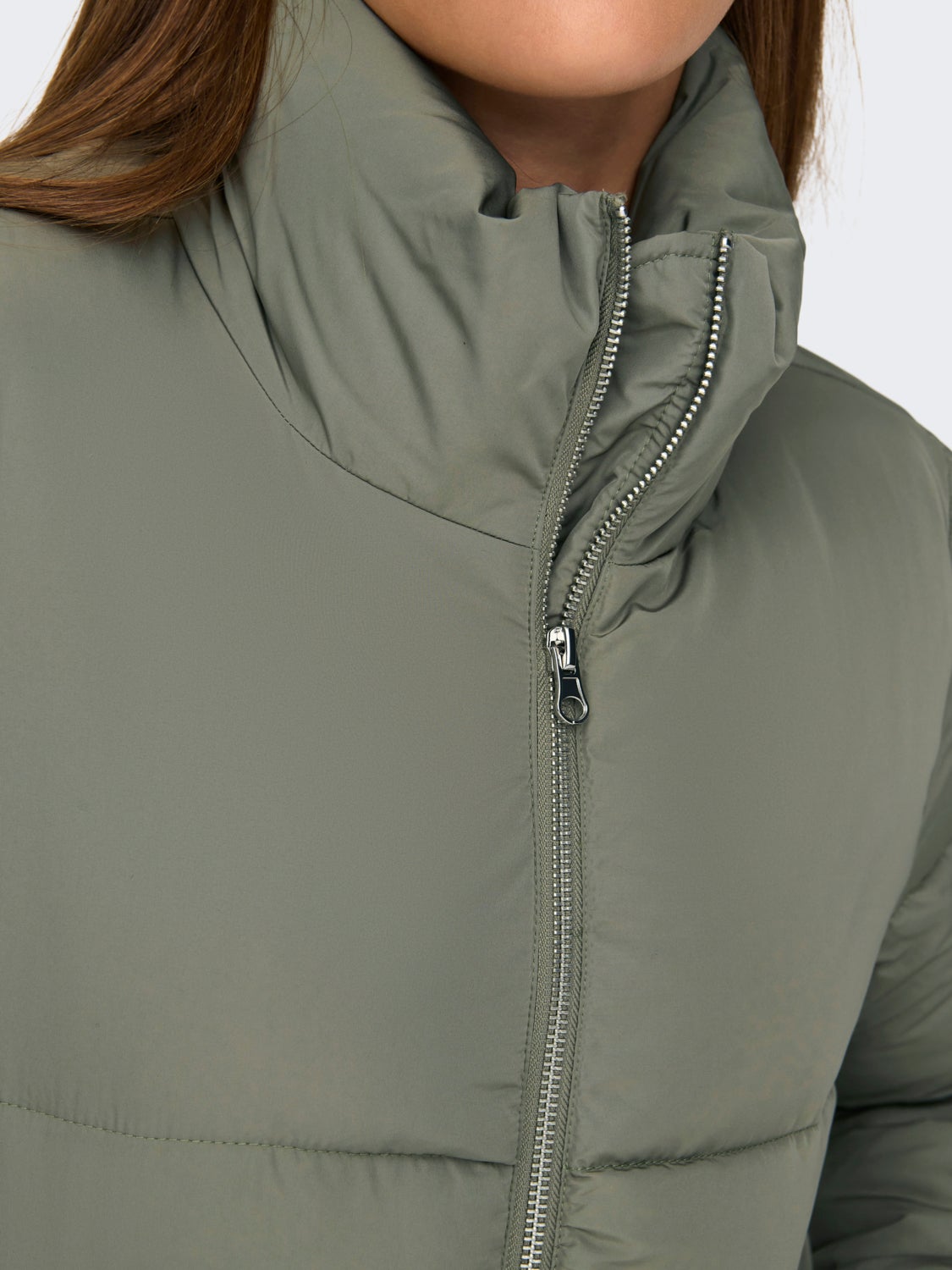 High neck short jacket