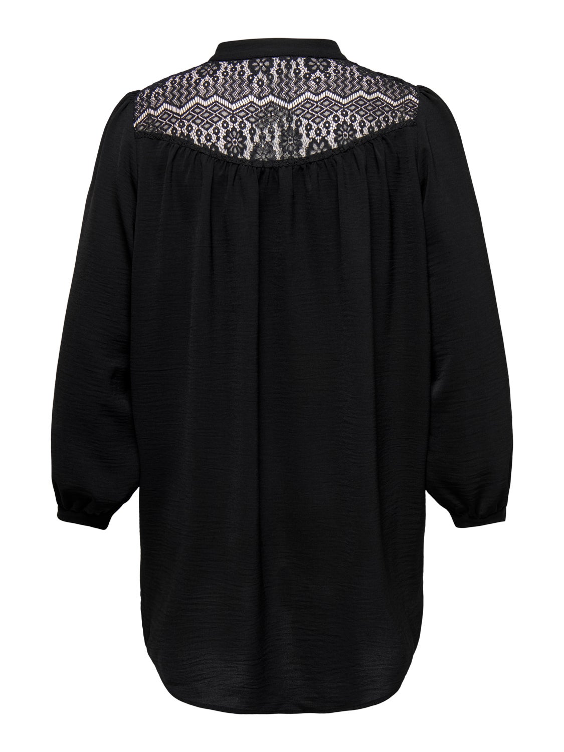 Curvy Long shirt with lace