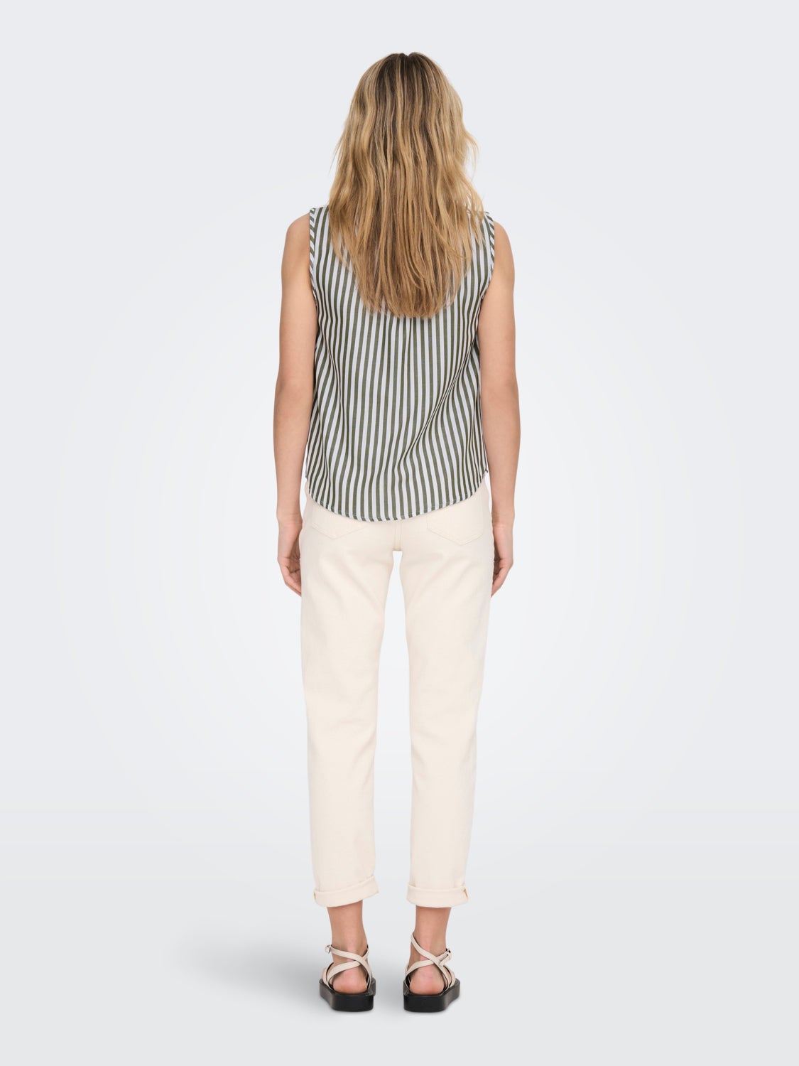 Regular Fit China Collar Top