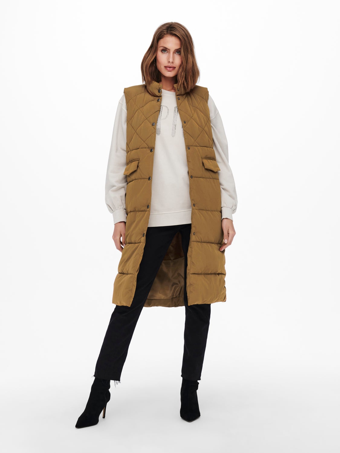 Long Quilted Waistcoat