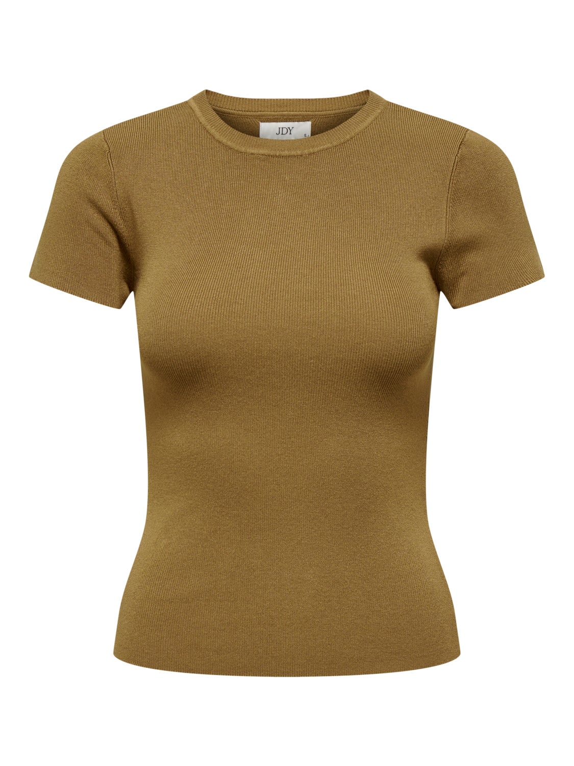 O-NECK TOP WITH SHORT SLEEVES