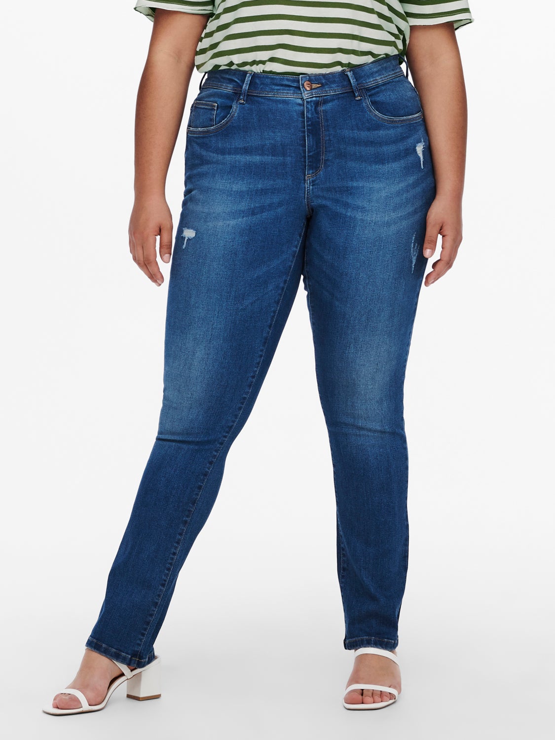 Skinny Fit Mid waist Jeans