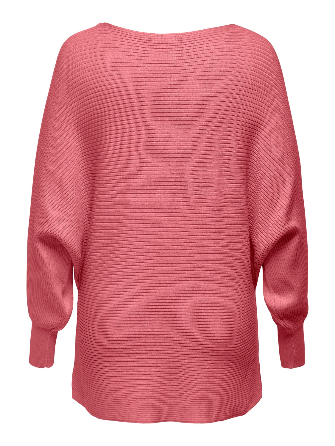 Curvy rib structured Knitted Pullover