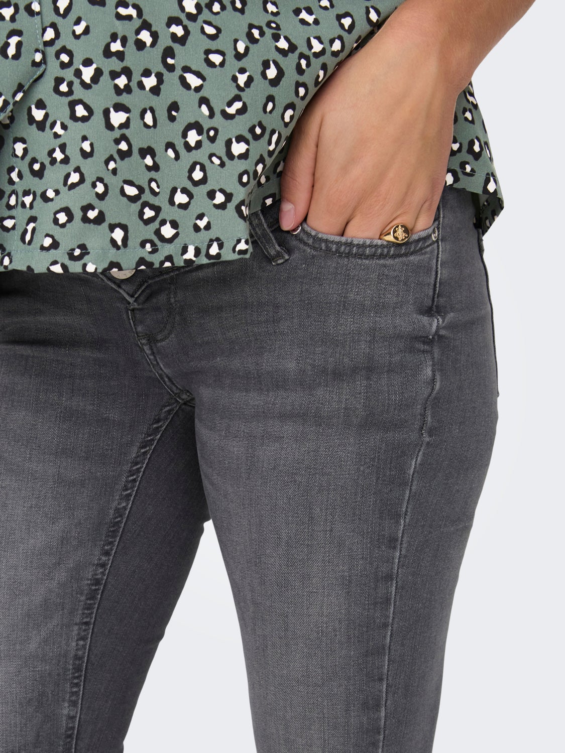 OLMBlush mid Flared Jeans