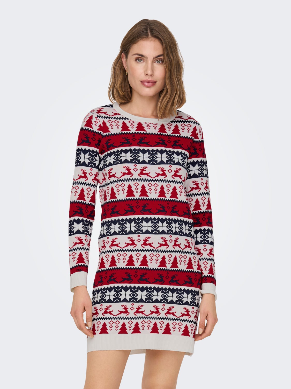 X-mas deer Knitted Dress