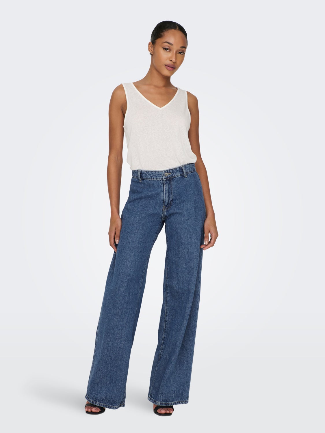 ONLKane Low waist wide leg jeans