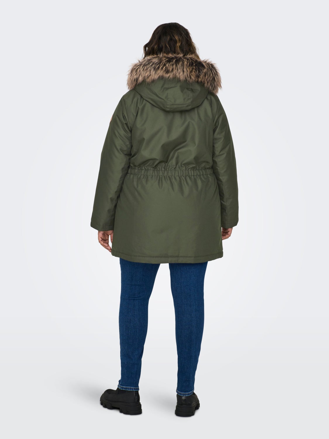 Curvy jacket with hood