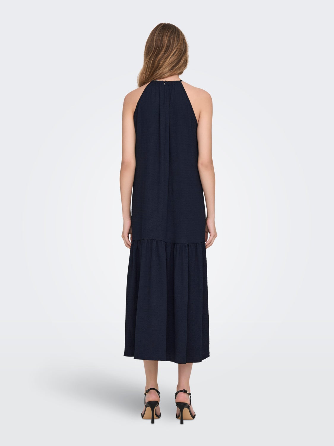 Halter neck midi dress