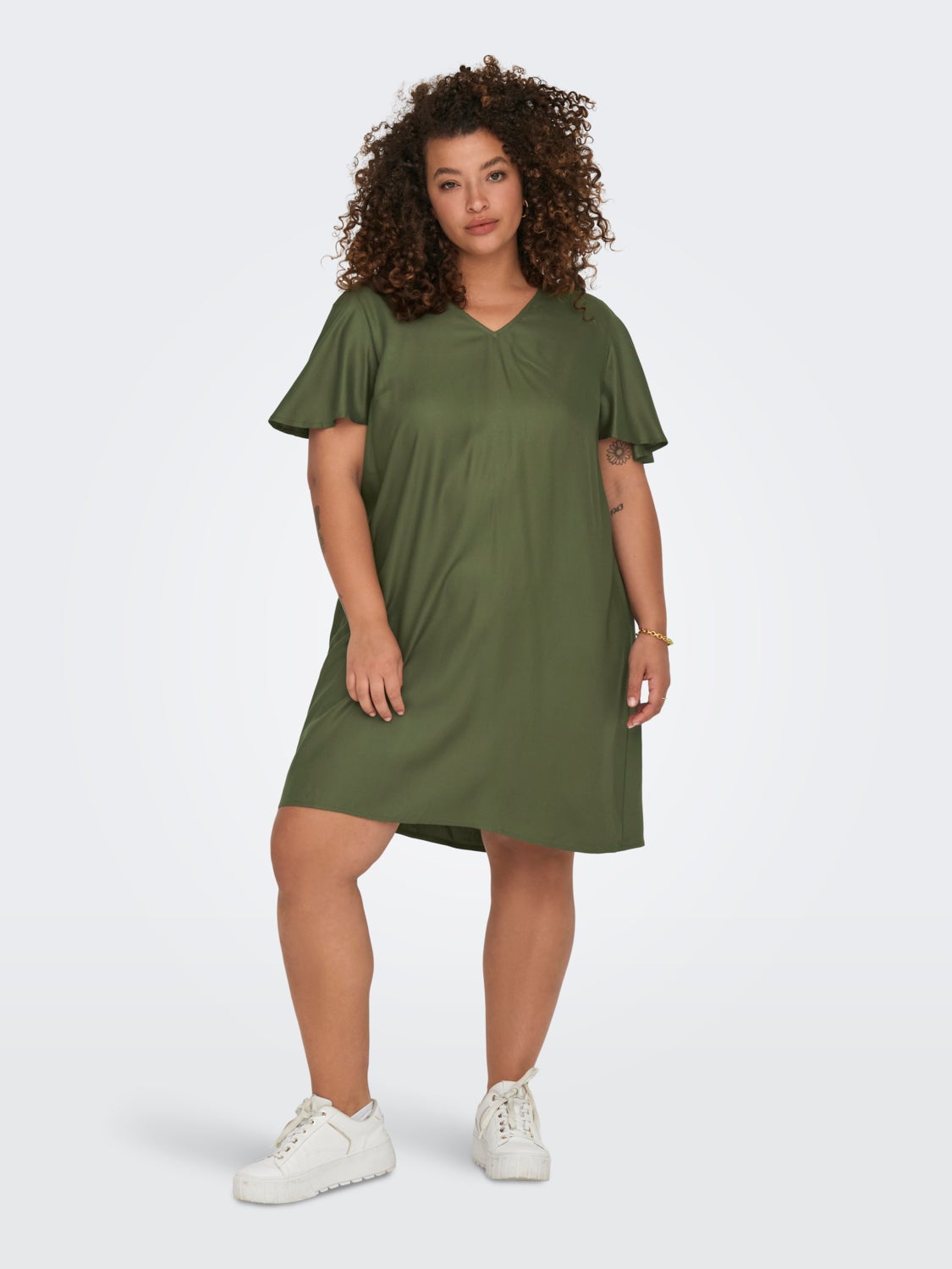 CURVY MINI SHIRTDRESS