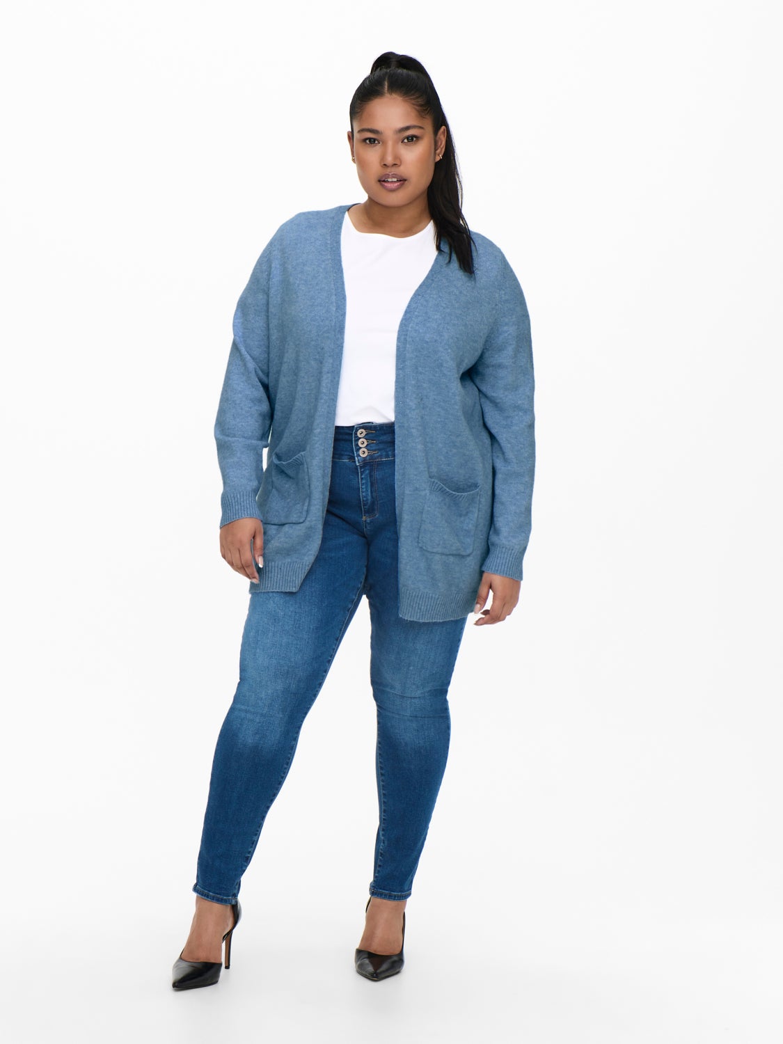 Curvy open Knitted Cardigan