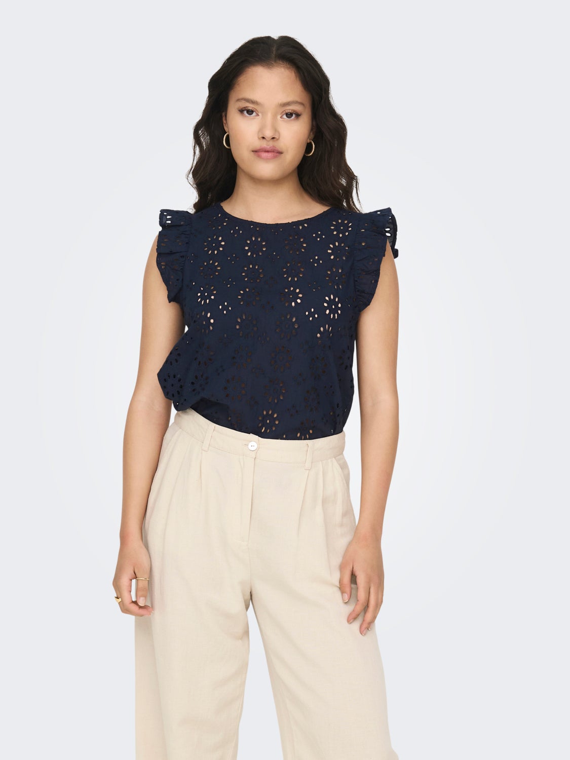 Regular Fit O-Neck Top