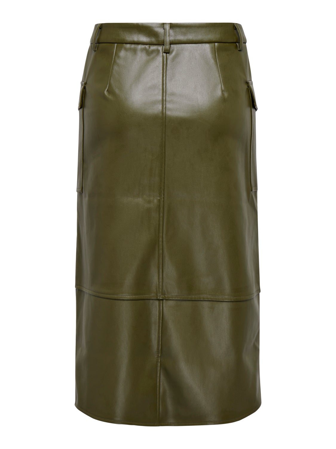 Midi skirt with buttons