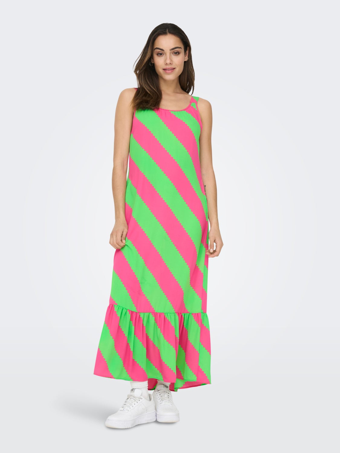 U-Neck Maxi Dress