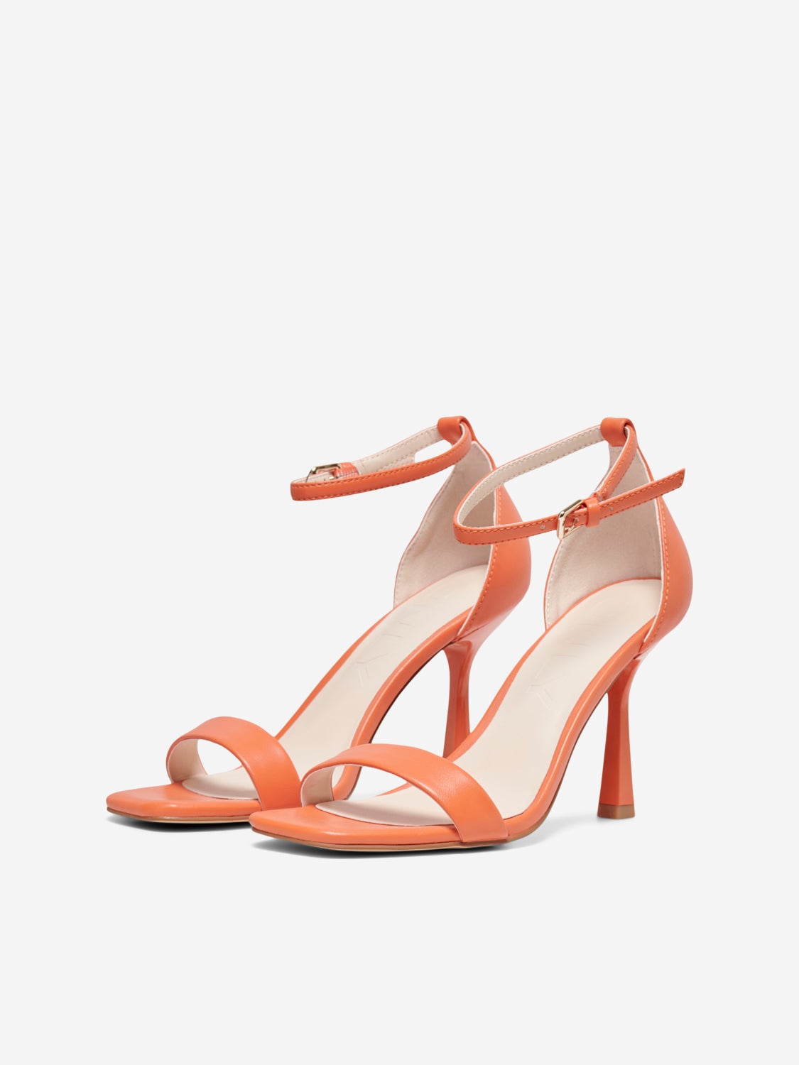 Heeled sandal with ankle strap