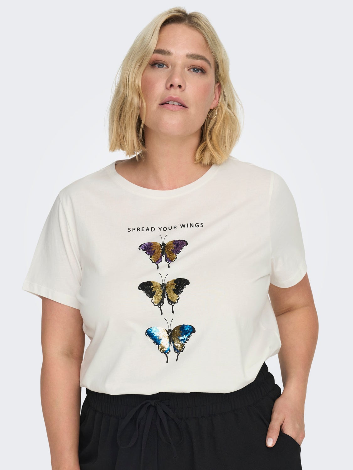 Curvy Printed T-shirt