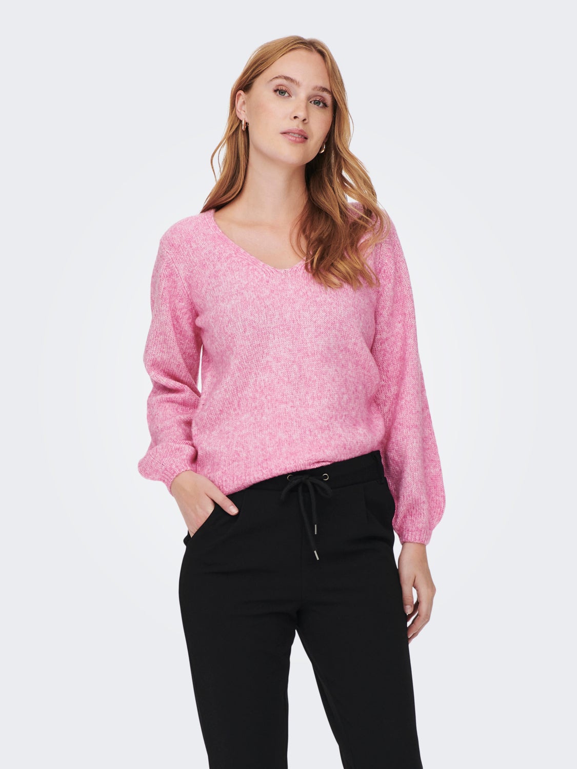 V-neck Knitted Pullover