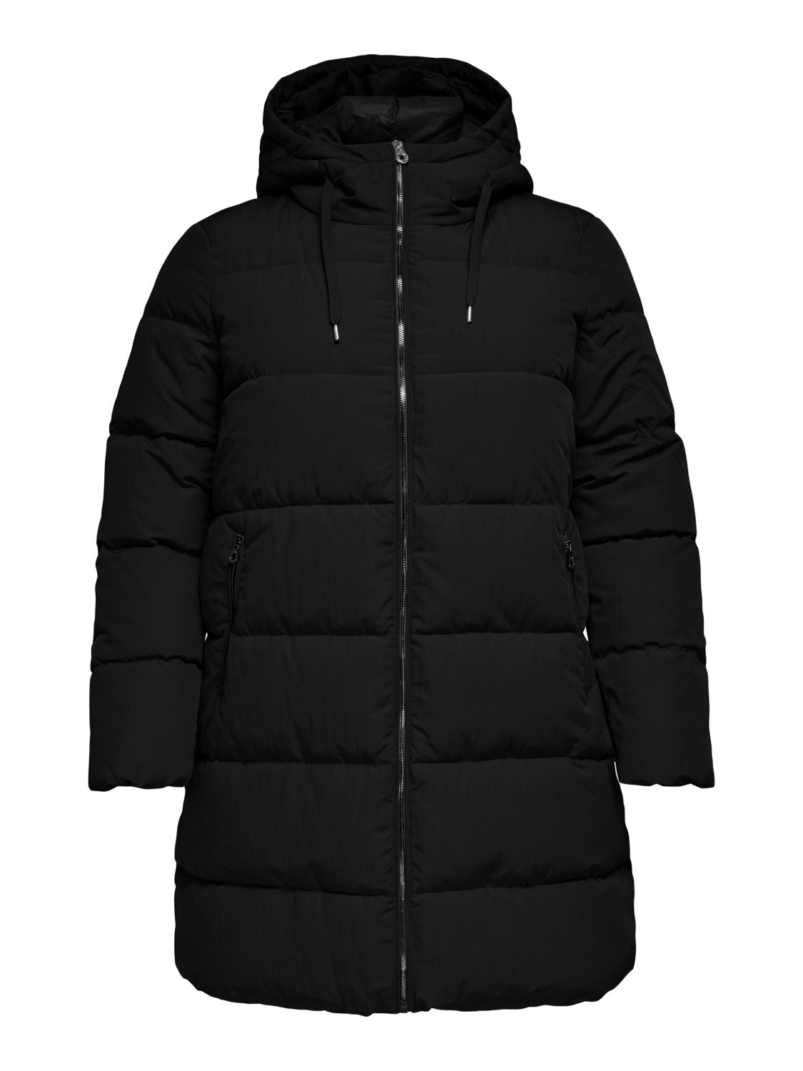 Curvy long puffer coat